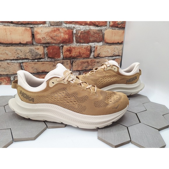 New Hoka One One Kawana 2 Wheat Oat Brown Milk 1147930 WLK Men's Sz 11.5 - Picture 4 of 12